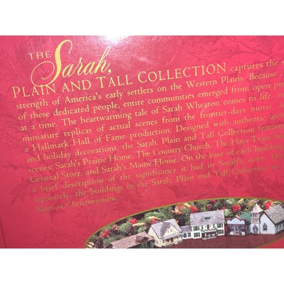 Hallmark Sarah Plain and Tall Hays Train Station House Building - Picture 10 of 15